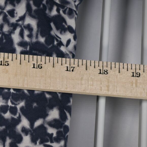 Pure Jill Blue Tie Dye T Shirt Dress Womens Small Blue Pockets New Without Tags - Picture 6 of 8